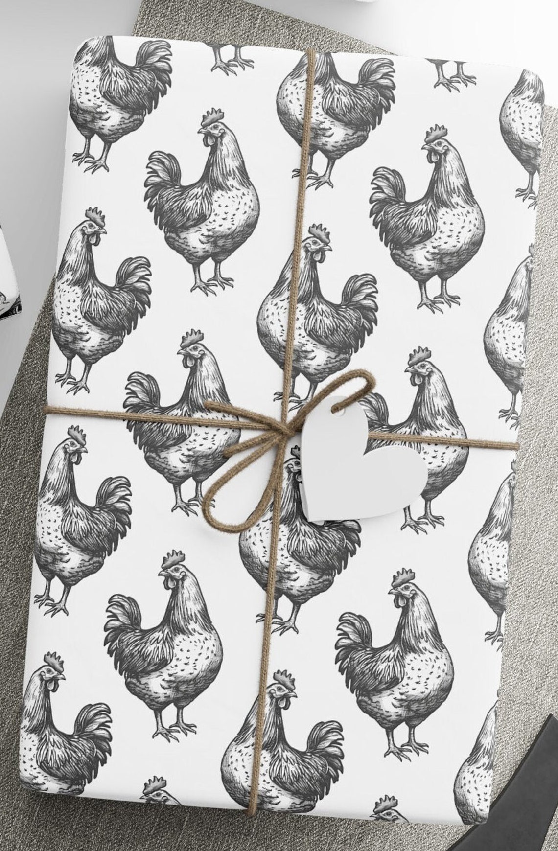 Chicken Wrapping Papers, Chicken Gifts Wrapping Paper Roll, Chicken ...