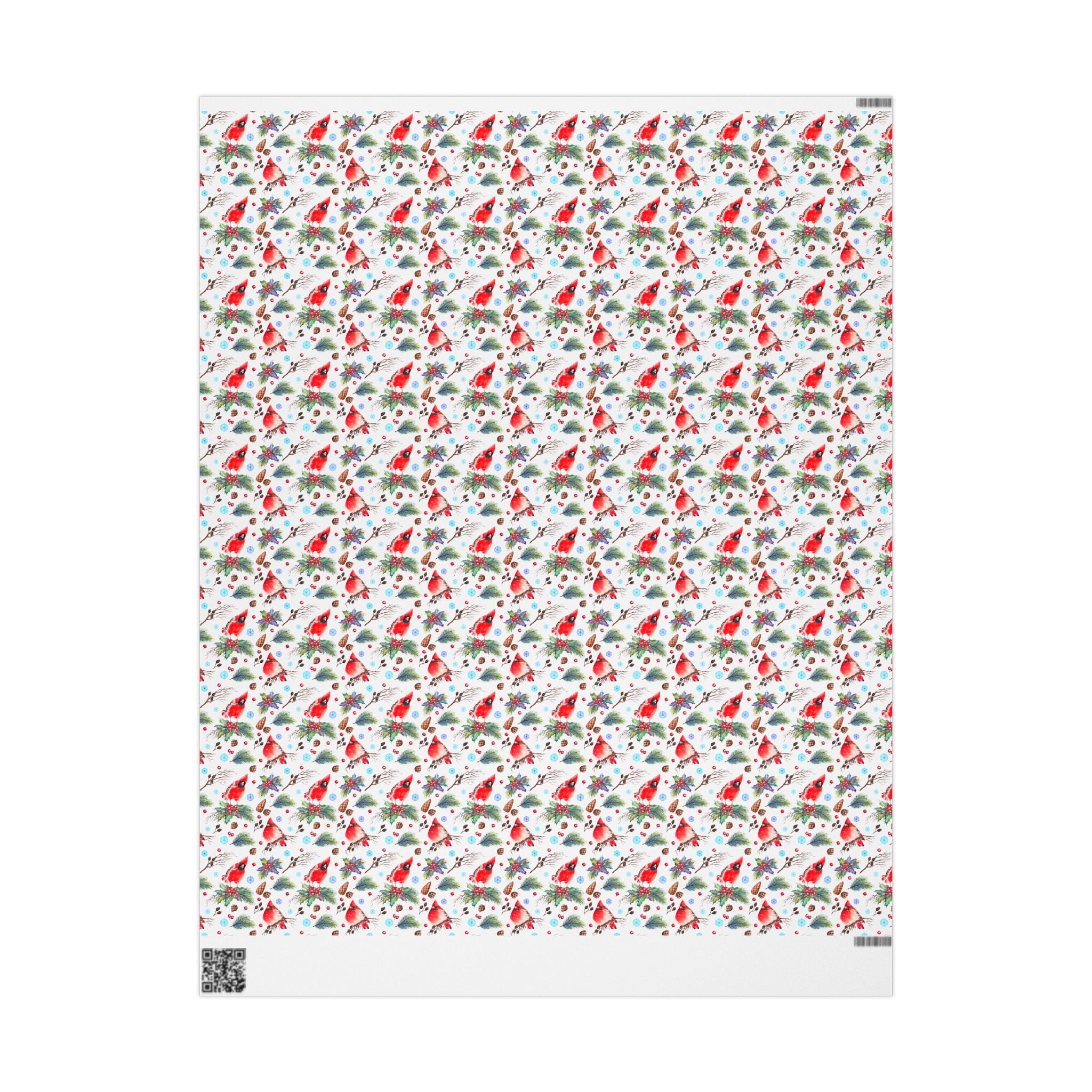 Red Cardinal Wrapping Papers, Christmas Cardinals Gifts Wrapping Paper ...