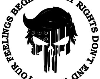 Archivo digital SVG de la bandera TrumpBullet