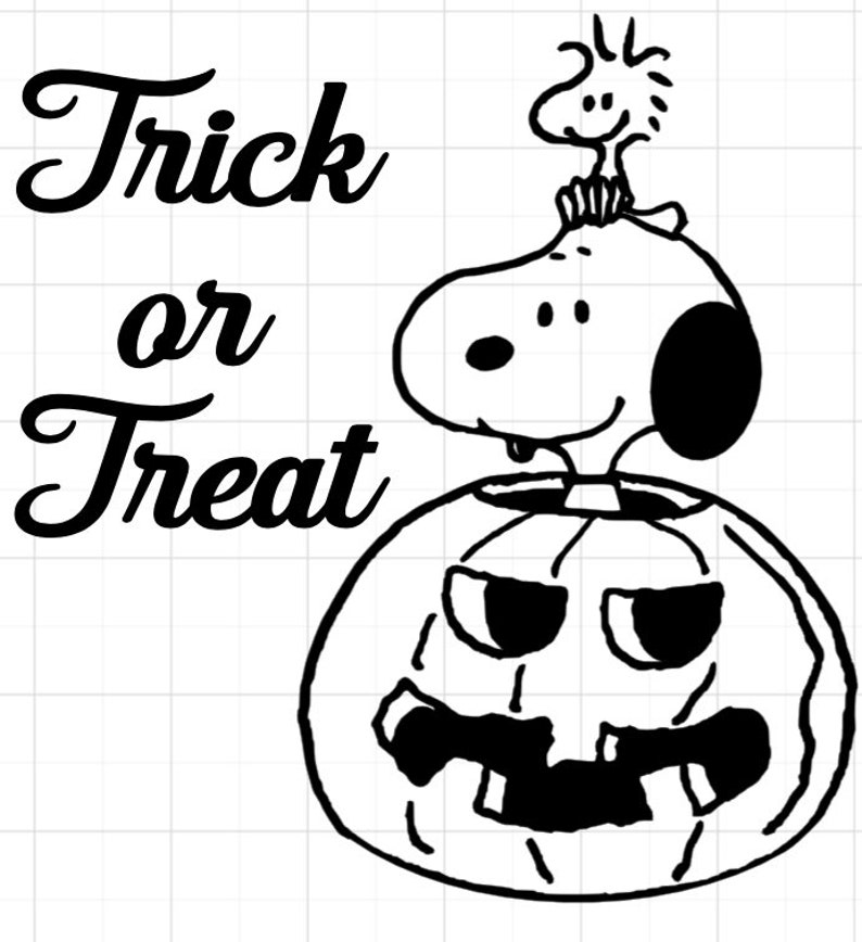 Halloween SVG File Snoopy Etsy
