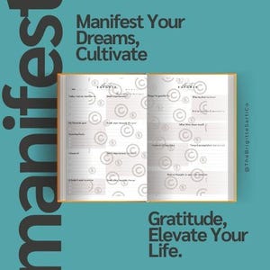 Elevate & Empowered Dankbarkeit und Affirmation Journal|Digitaler Planer|A4 Printable|Mindset Positivity PDF