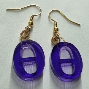 Pendientes Theta con temática de símbolos matemáticos, par de pendientes colgantes de acrílico con gemas.