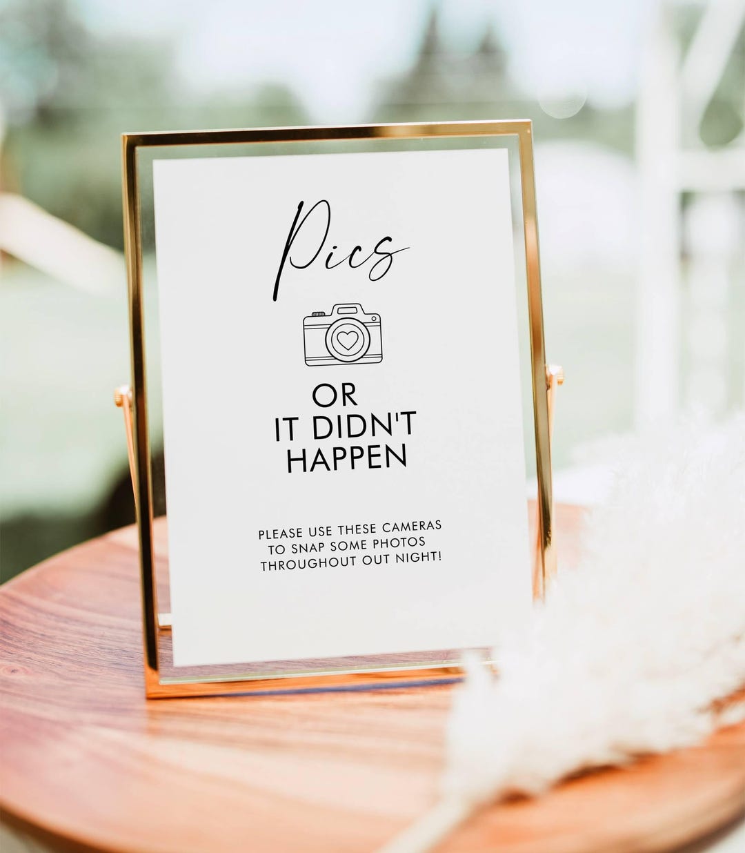 Wedding Disposable Camera, Camera Station Wedding Photo Sign, Special ...