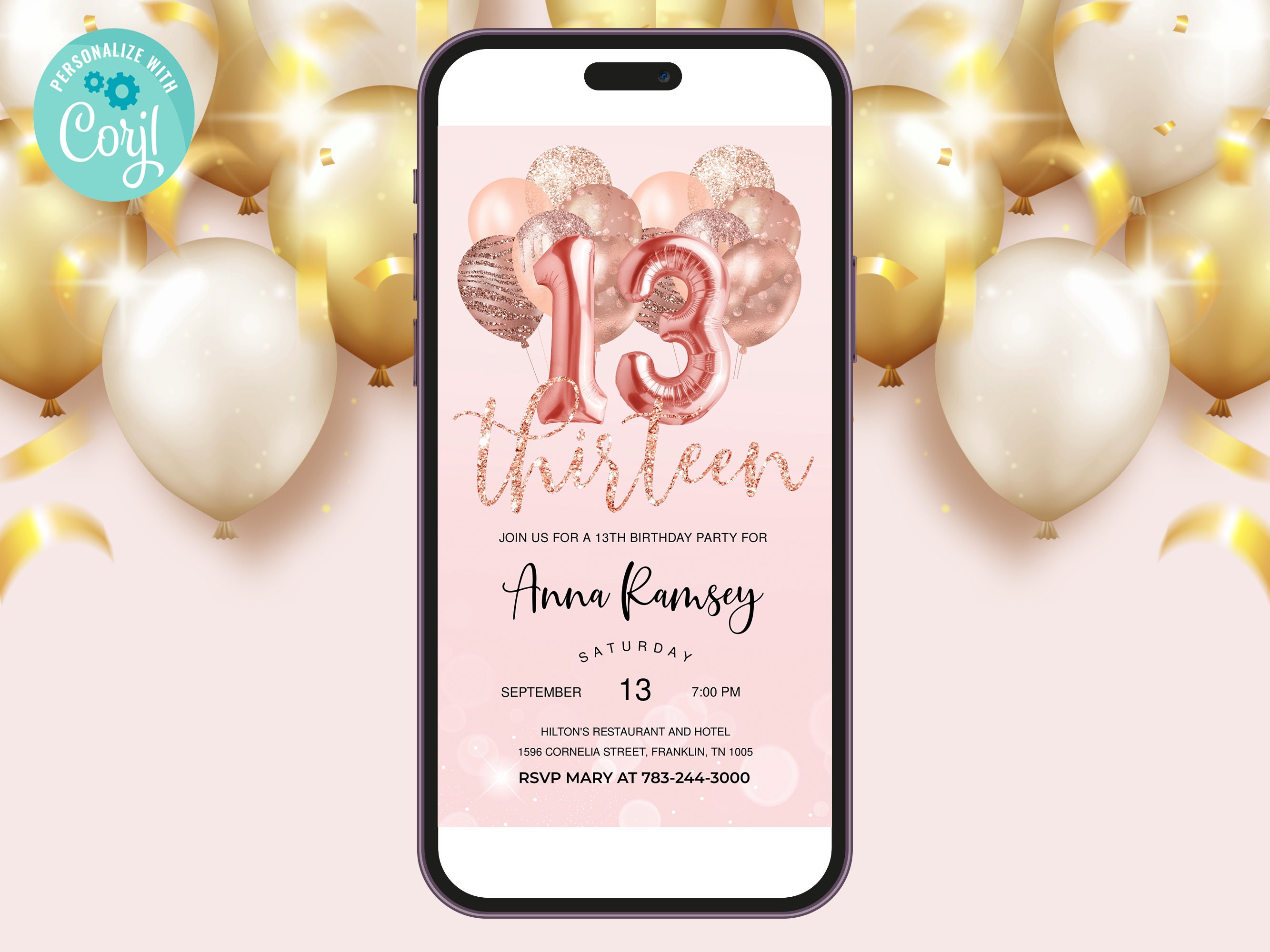 Rose Gold Birthday Party Decorations – Theme My Party