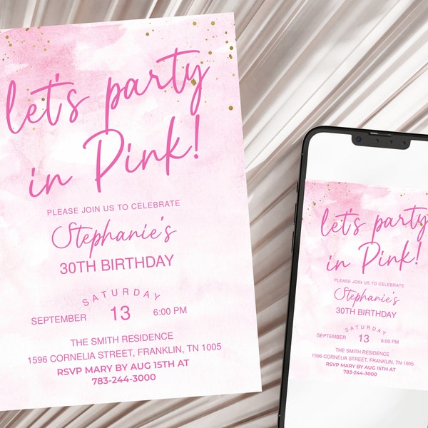 Pink Printable - Etsy