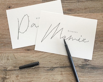 Carte annonce à relier - Bientôt Mamie / Papi