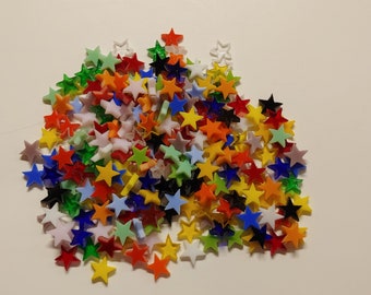 5/16" Coe 96 Precut Stained Glass Glass Stars - for Fusing / Mosaic