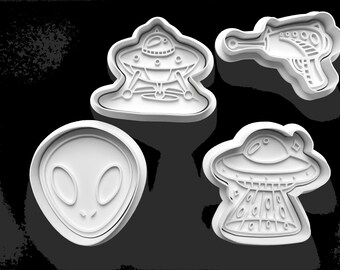 Alien Cookie Cutters Pâte à biscuits à découper