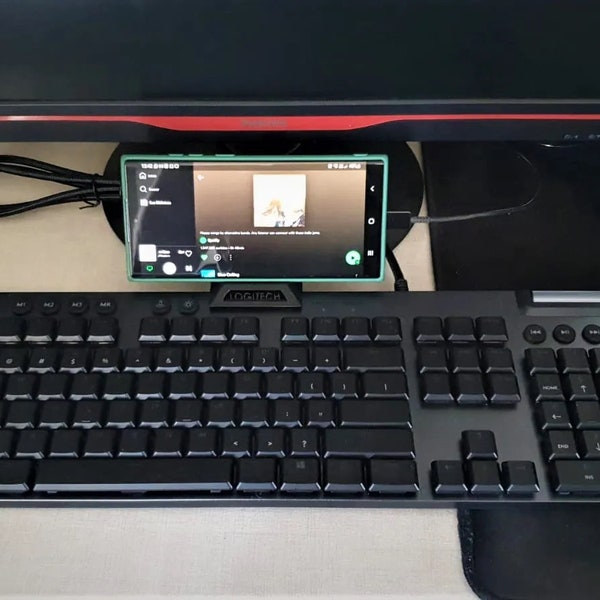 Logitech G815 Tastatur Keyboard Handy Tablet Smartphone Halterung Mount smartphone support