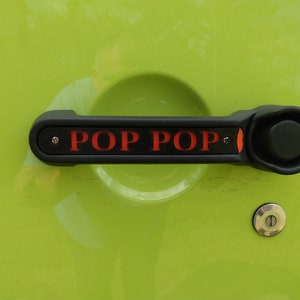 Custom Door handle inserts made to fit Jeep Wranglers from 2007 to 2018 JK models
