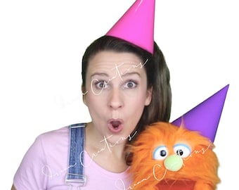 Ms. Rachel & Herbie Birthday PRINT only PNG