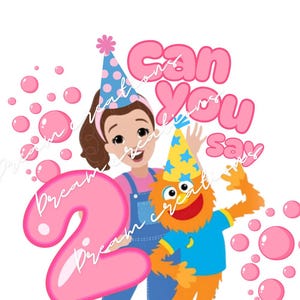Ms. Rachel Geburtstag Kannst du 2 rosa PNG sagen