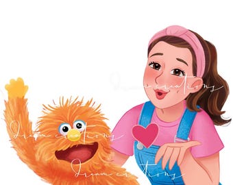 Ms. Rachel & Herbie PRINT ONLY PNG