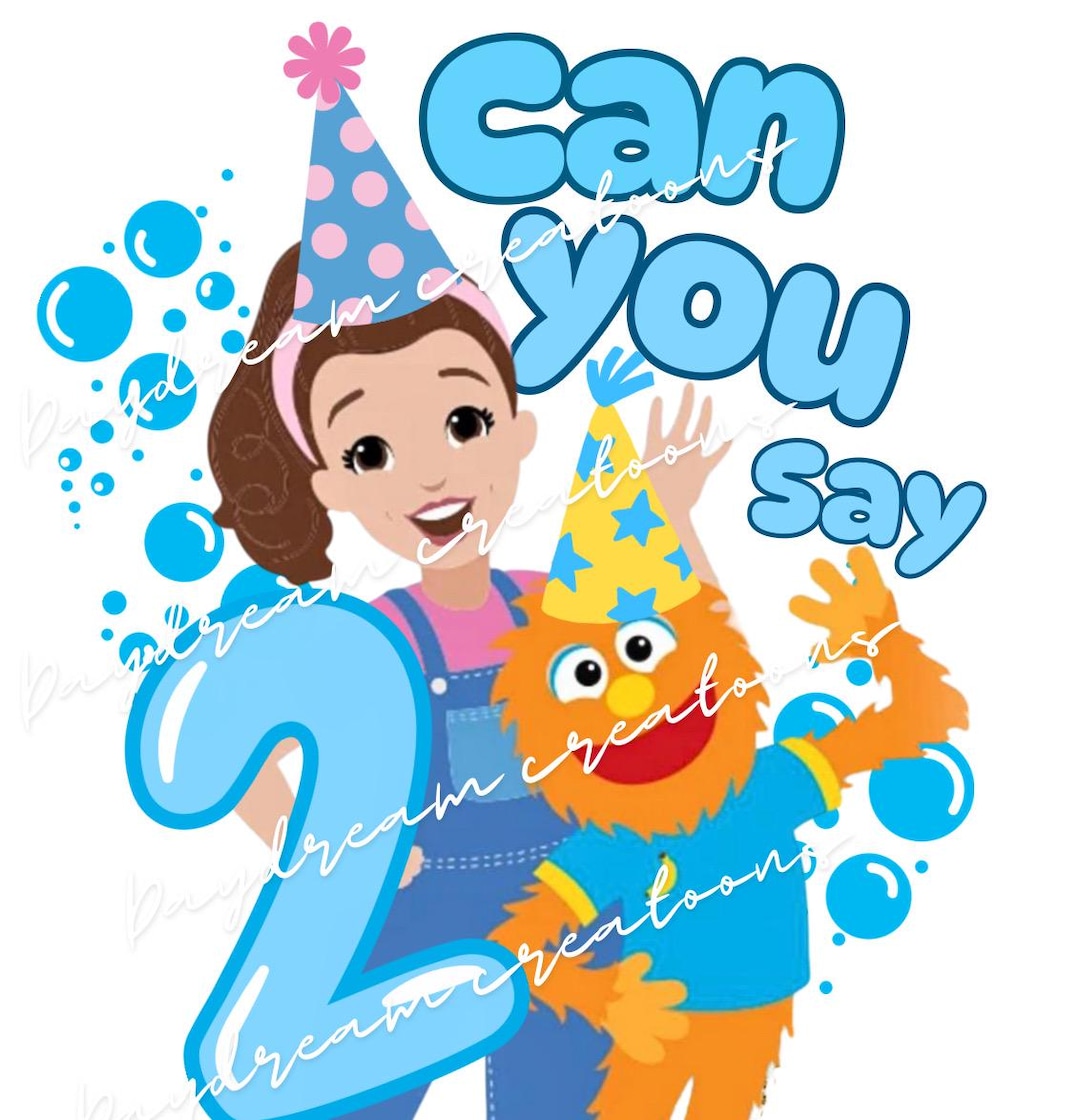 Ms. Rachel Birthday Can You Say 2 PNG - Etsy Australia