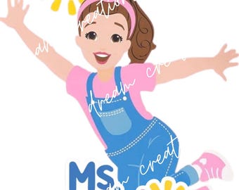 Ms. Rachel PRINT only PNG