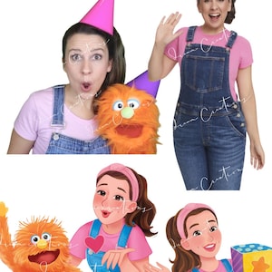 Paquete de impresión de 4 imágenes de la Sra. Rachel