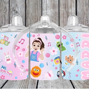 Ms. Rachel and Friends  12 oz Sippy Cup Tumbler With lid & straw