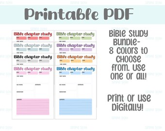 Colorful Bible Study Bundle