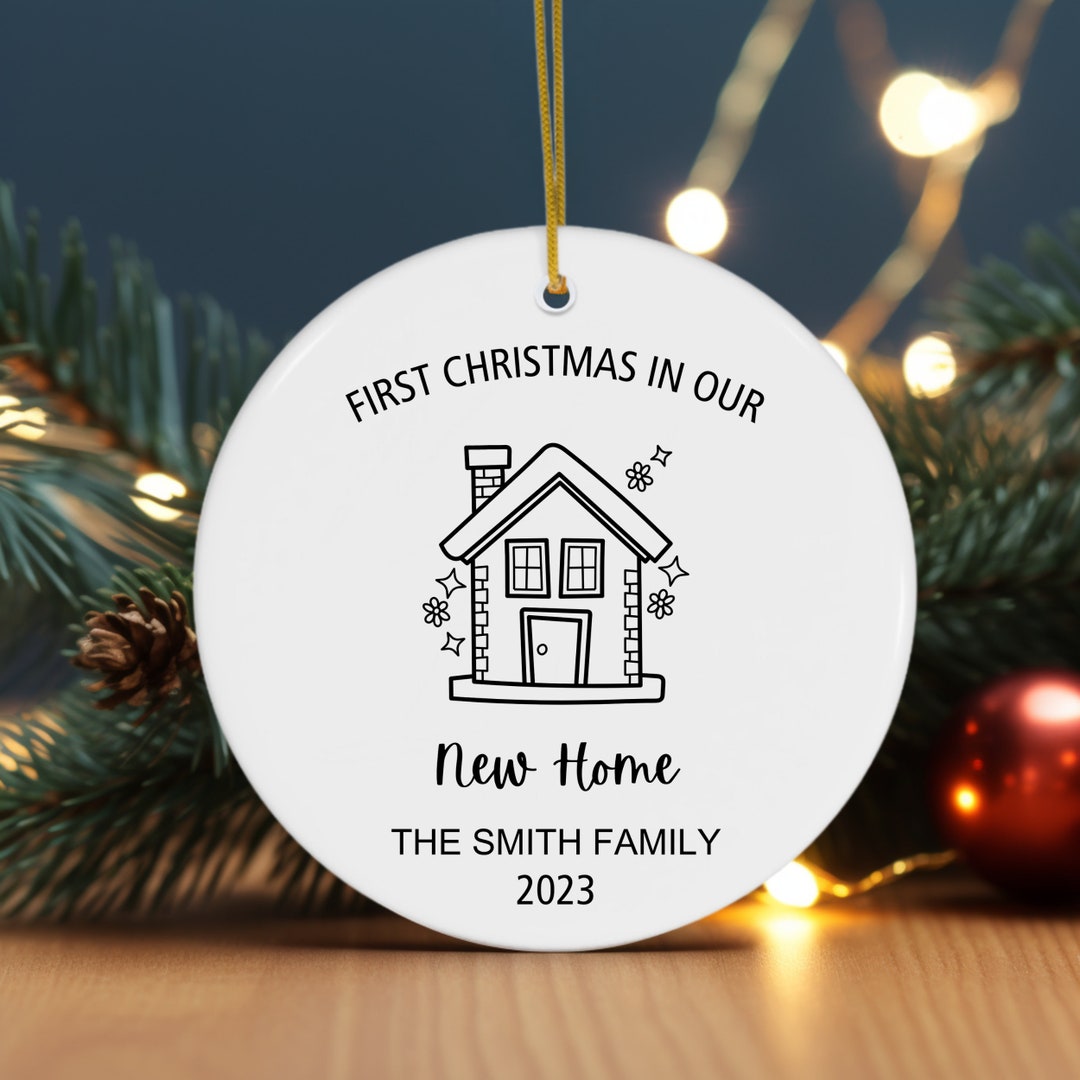 Personalized New Home Ornament, First Home Christmas Ornament, New Home Christmas Ornaments New Home