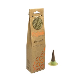 Patchouli Incense Cones, Organic Goodness Scented Incense Natural Incense Aromatherapy Handmade