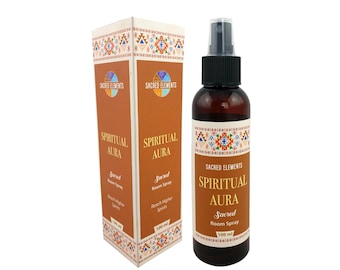 Spray de ambiente para limpeza espiritual da aura - Elementos Sagrados | Purificação e Limpeza