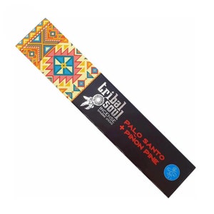 Palo Santo and Pine Incense sticks by Tribal Soul  Smudge incense Yoga Meditation Sacred Rituals Cleansing Healing