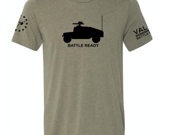 Humvee Men T Shirt M998 M1151 HMMWV M 