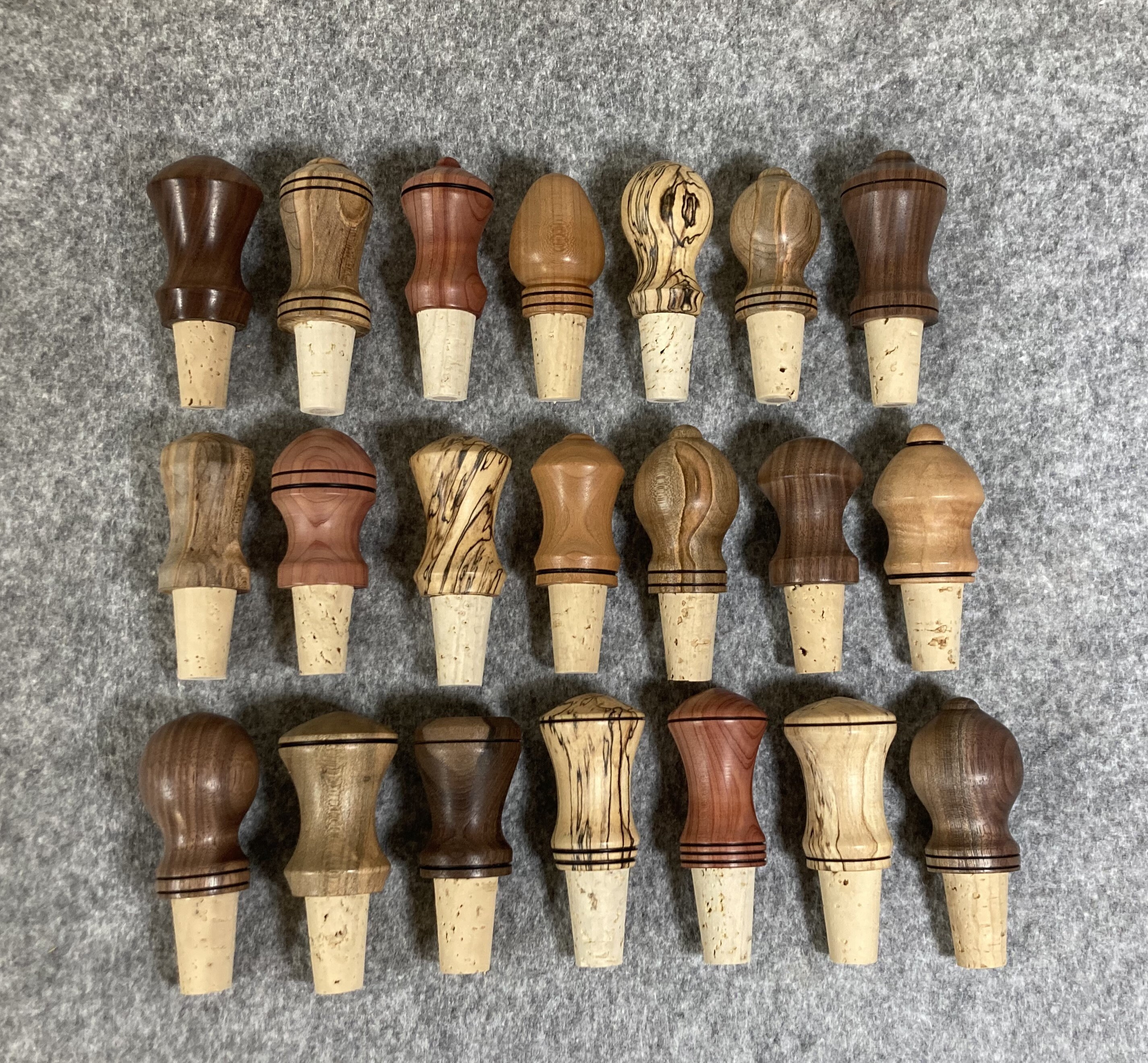 Bottle Stoppers Wine Stoppers Wood Hand Turned Etsy bottle-stoppers-wine-stoppers-wood-hand-turned-etsy