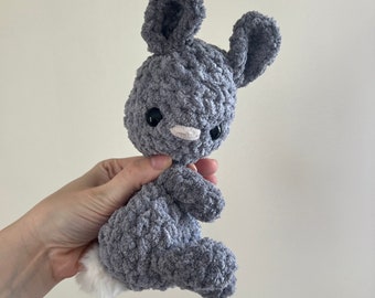 READY TO SHIP- teeny bunny & duck snuggler, crochet animal, animal snugglers, baby gift