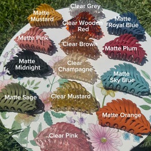 Leaf Claw Clips