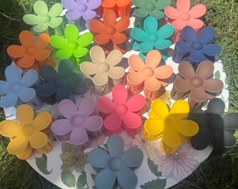 Flower Claw Clips