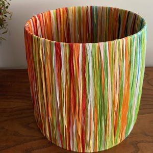 Natural raffia lampshade for lamp bases, ambient lighting for bedrooms, living rooms, offices...