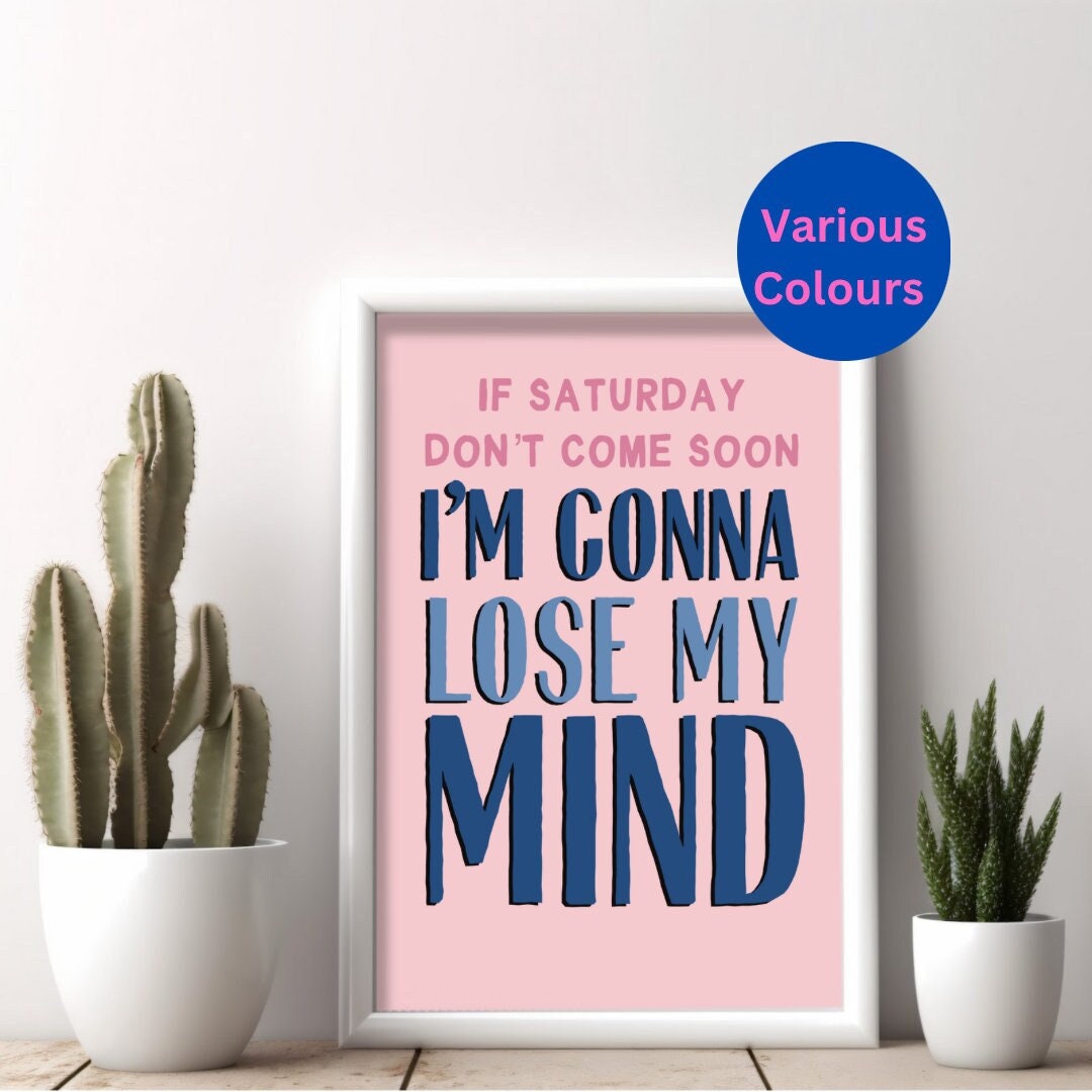 Sam Fender Inspired Digital Art Wall Print Poster A4 / A3 Lyrics From