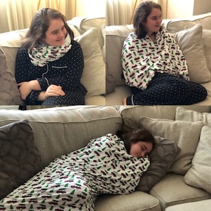 Cozy Cocoon Sensory Blanket & Scarf