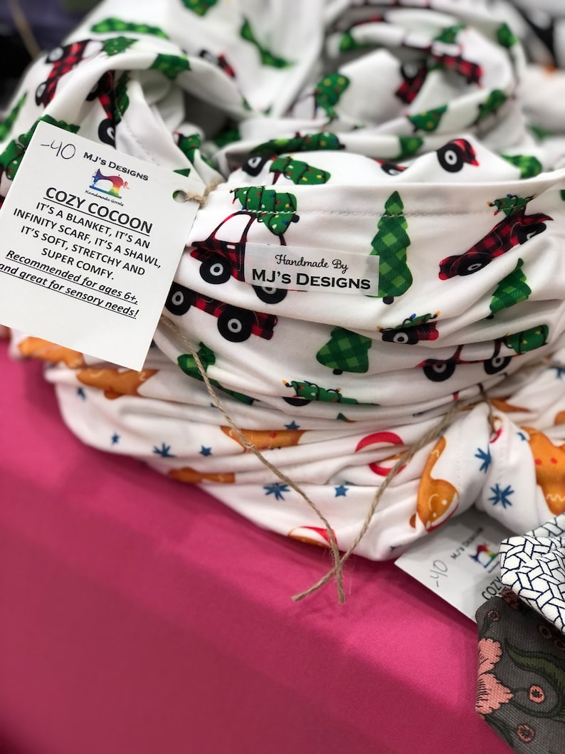 MJsDesignsByMary Sensory Blanket & Scarf - Thumbnail 2