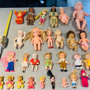 WQ. Diverse vintagedockor - Välj själv - Kiddle Klones, Cabbage Patch, Galoob så små bebisar
