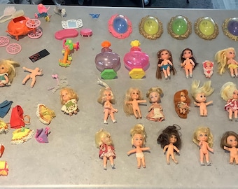 WIELE. Lalki Liddle Kiddle, ubranka, akcesoria itp.