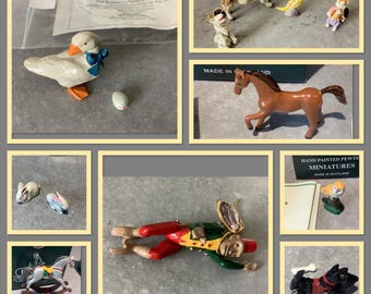 3. Hantel & Alba Pewter Miniatures Animal figures
