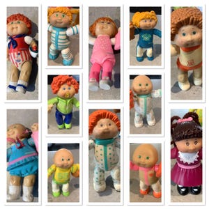 CPK2 - Vintage 1980s Cabbage Patch Kids Plastic PVC Figures