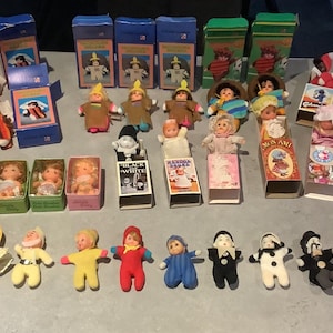 MMB. Muñecas Matchbox vintage de los años 70 y 80: Querzola, Mon Ami, Lovely Baby, Carboncino, Cowboy, India, México y Árabe.