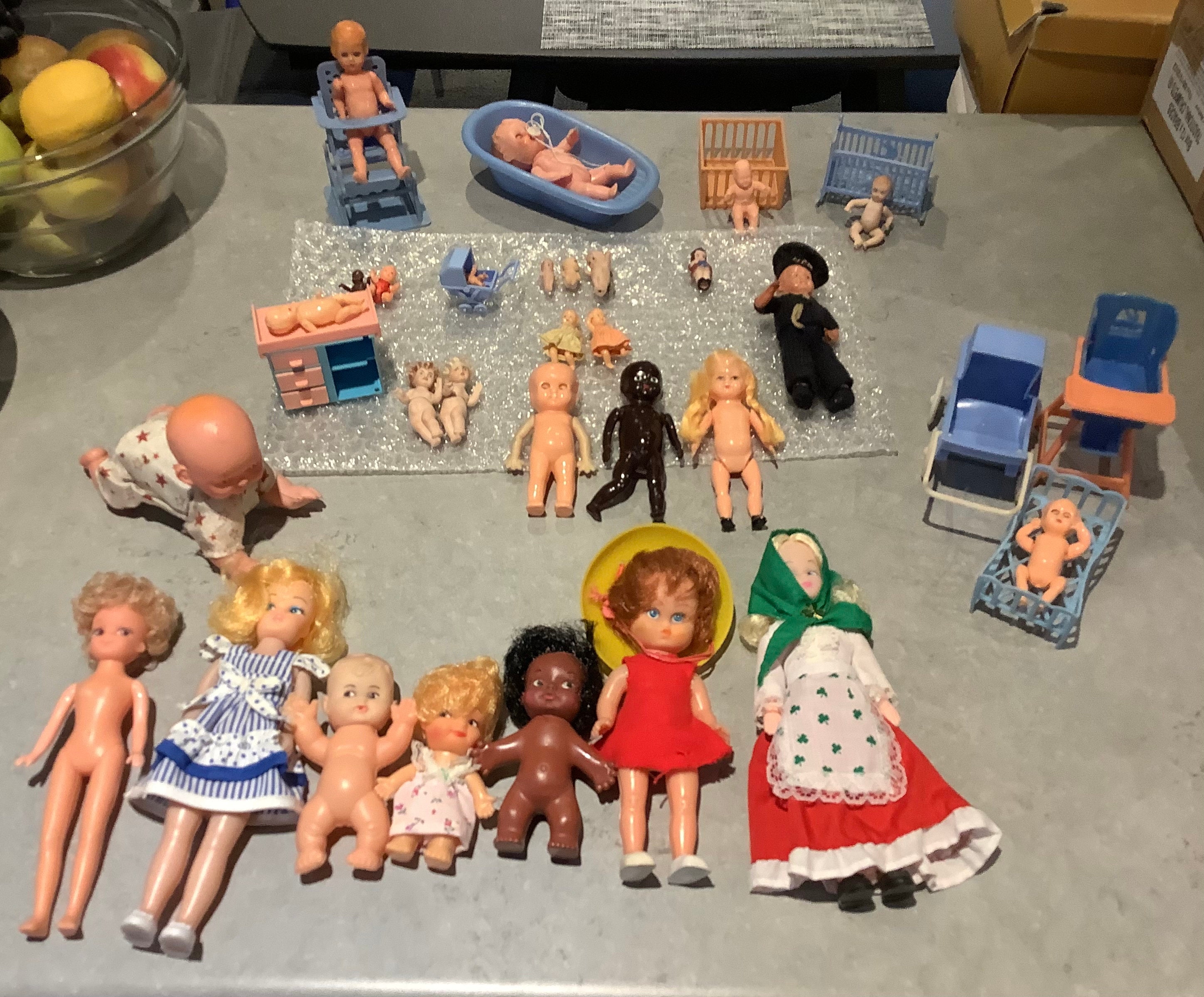 1938 World Fair Doll Celluloid Kewpie Doll Carnival Dolls 30s Toys