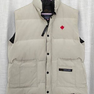 Vintage Canada Goose Down Vest Etsy