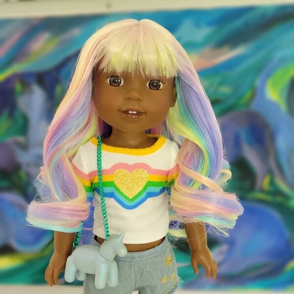 American Girl Doll Hair Bangs Etsy