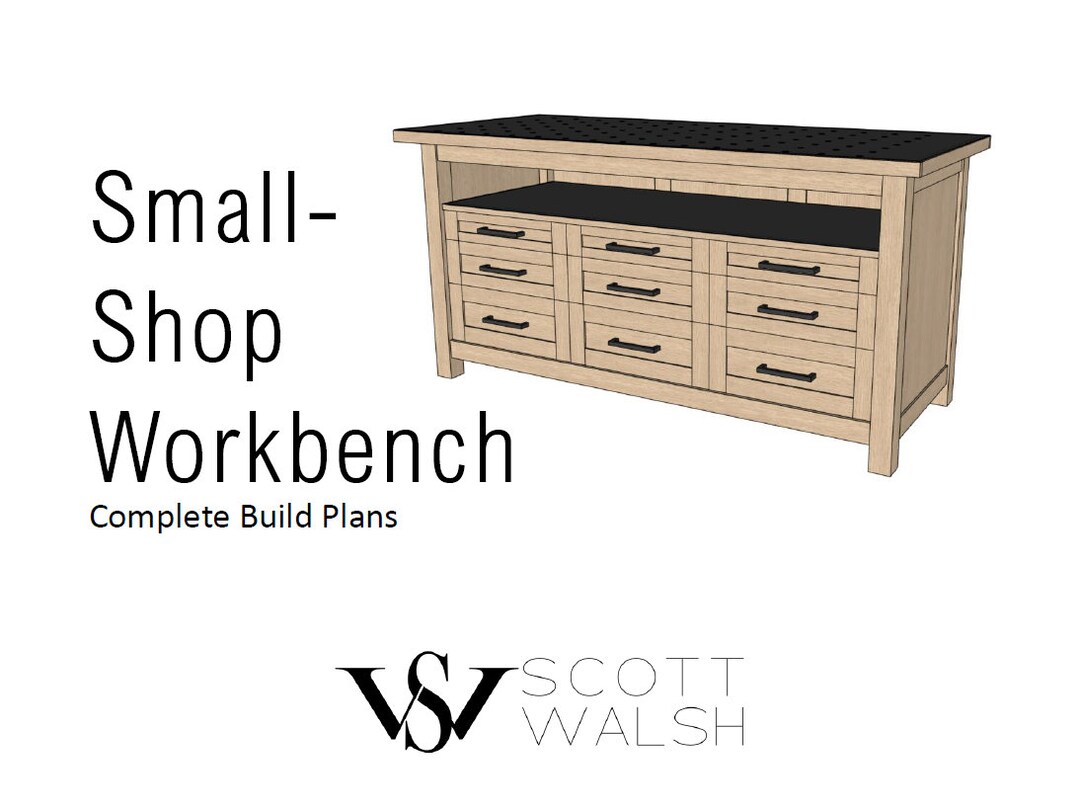 Small shop Workbench Plans Etsy Small shop Workbench Plans Etsy