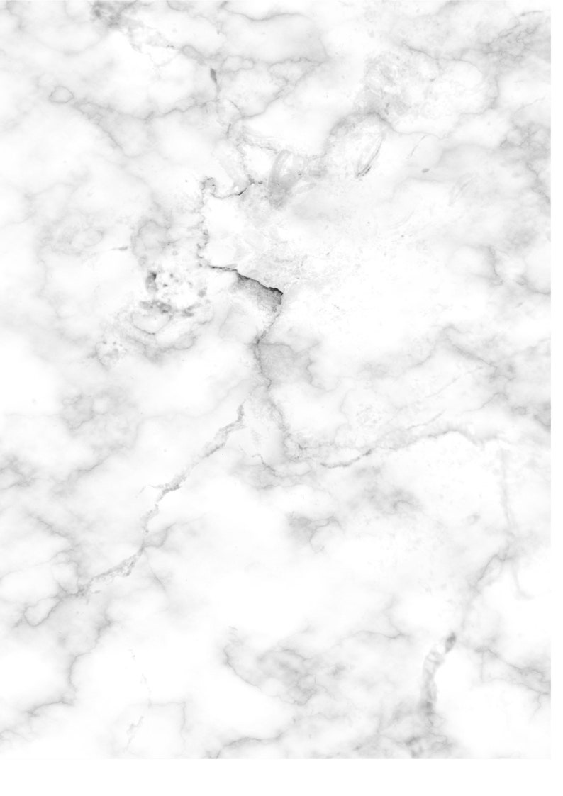 White Marble Wallpaper Etsy