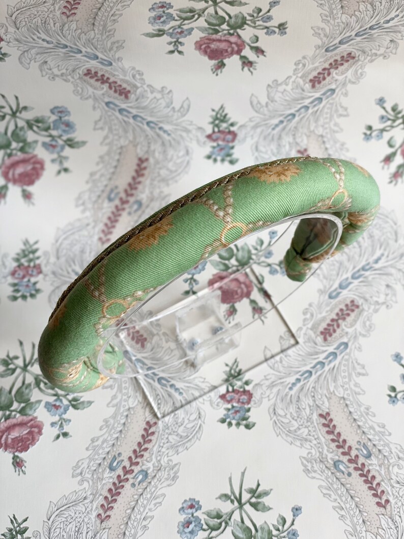 Vintage Green Lion Tudor England Headband, Headband Fascinator Special