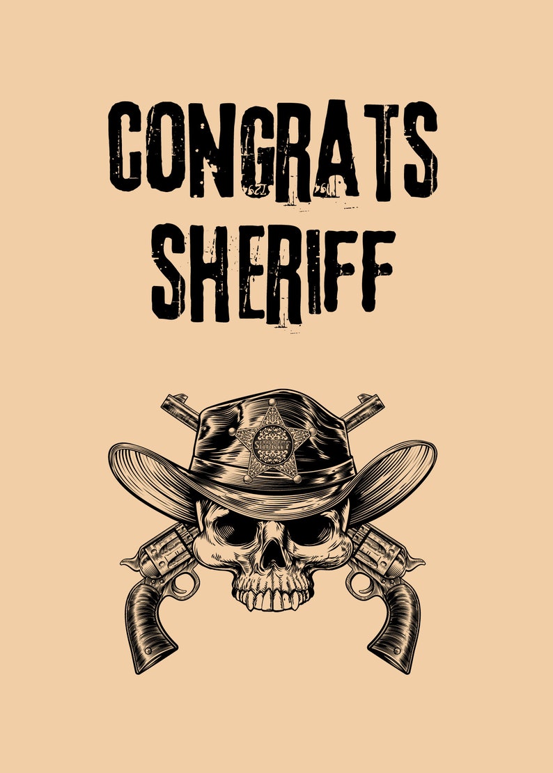 INSTANT DOWNLOAD PRINTABLE Law Enforcement Sheriffs - Etsy
