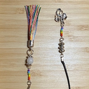 Book Thong, Bookmark, Rainbow Book Thong, Book Accessories, Multicolored Book Thong, Multicolor Bookmarks, Pride Bookmarks, Book Lover Gifts