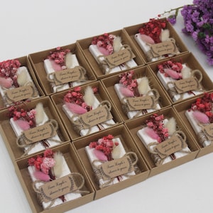 50 Pcs Handmade Baby Shower Scented Soap Favors, Wedding Favors for Guests in Bulk, Rustic Wedding Favors, Bridal Shower Soaps, Unique Soap