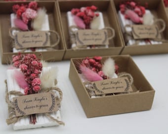 50 PCS Mini Soap Favors, Wedding Favors for Guests in Bulk, Personalized Gifts, Bridal Shower Favors, Wedding Party Favors, Bridesmaid Gifts
